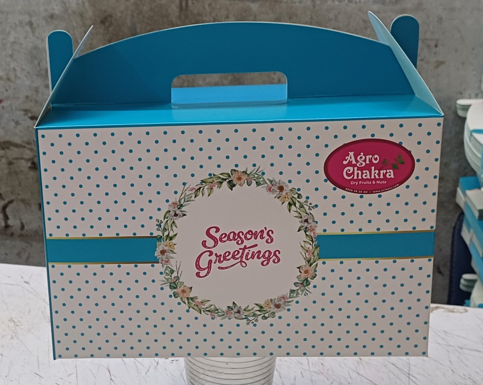 Branded gable gift box