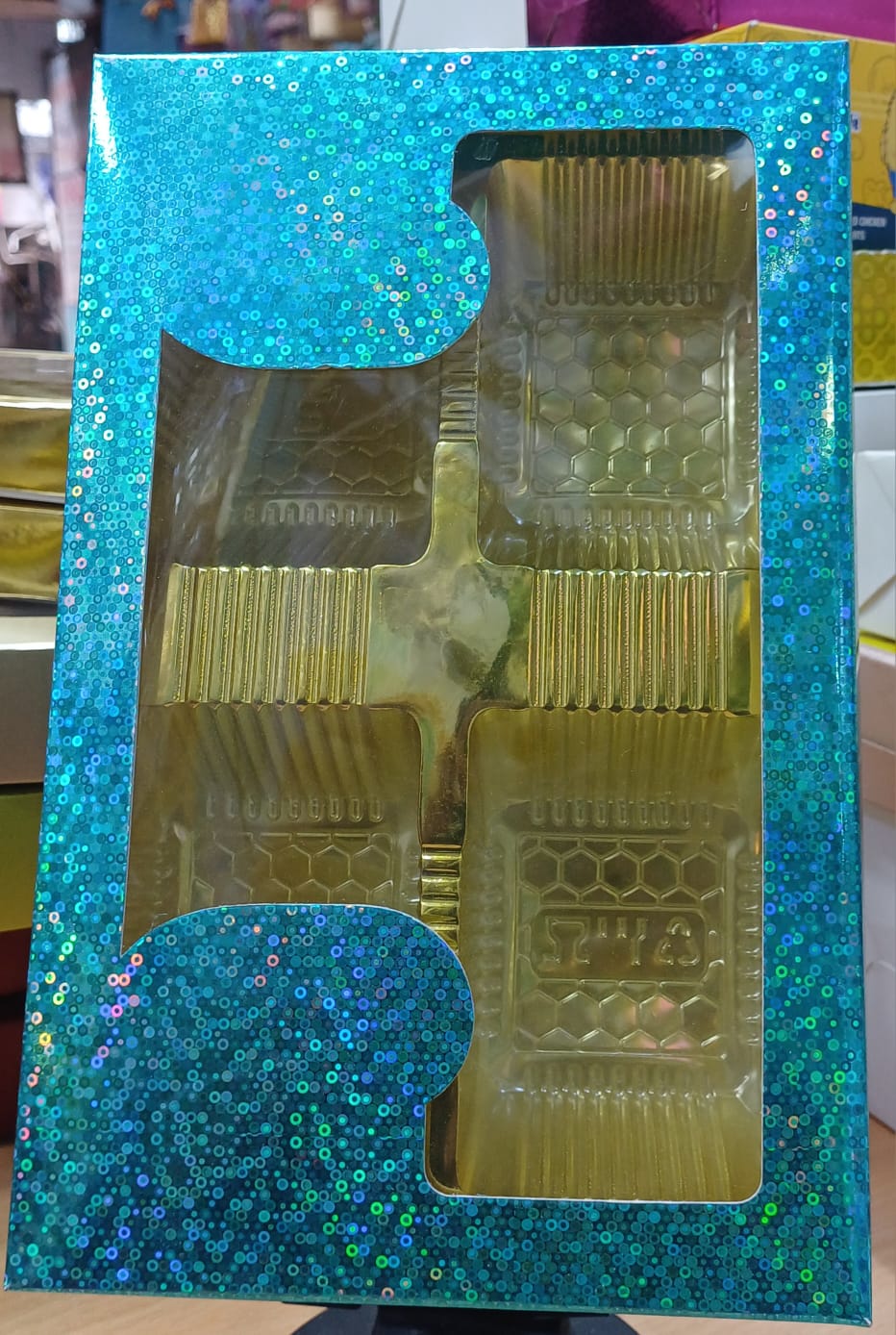 Glitter finish window box
